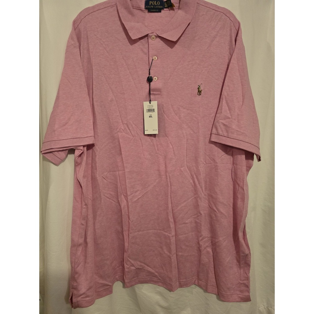 Polo Ralph Lauren Pink Polo  Shirt Size‎ 2XL New With Tags